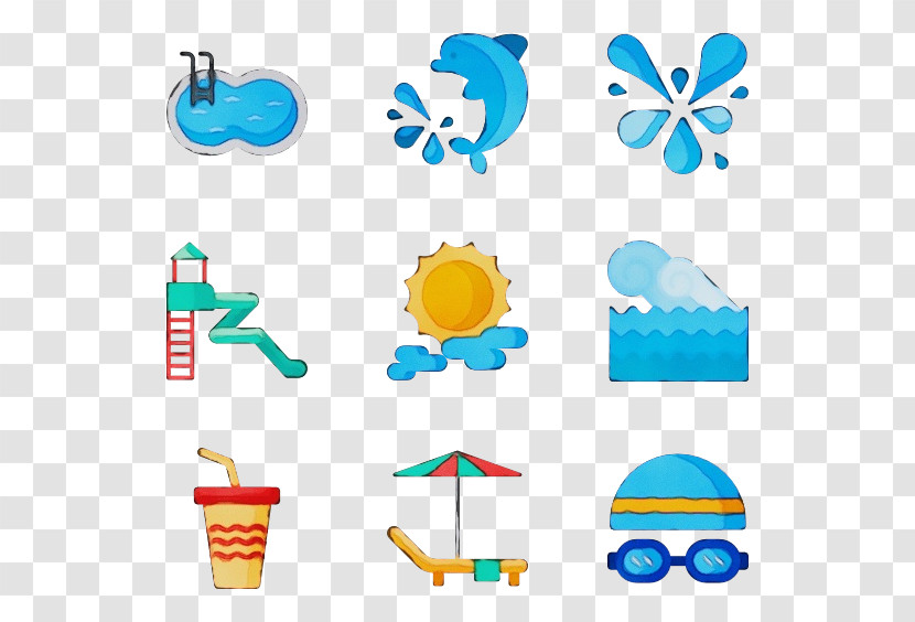 Icon Logo Water Slide Water Park Water Transparent PNG
