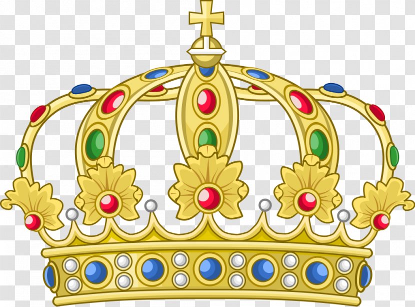 Crown Of Bavaria Coat Arms Heraldry Sweden - Gold - Queen Transparent PNG