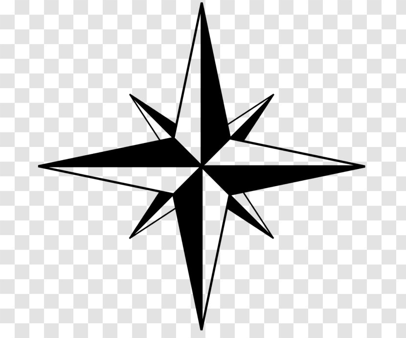 North Compass Rose Wind Clip Art - Symmetry Transparent PNG