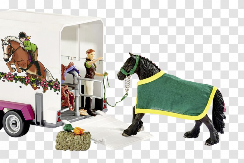 Horse Club 42346 Pick Up With Box Amazon.com Schleich & Livestock Trailers Transparent PNG