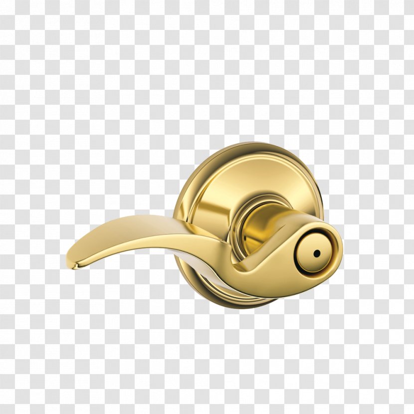 Brass Schlage Lock Material Transparent PNG