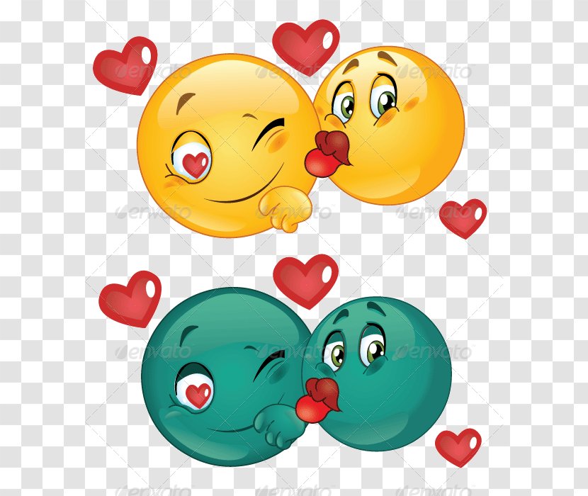 Emoticon Emoji Kiss Smiley Sticker Transparent PNG