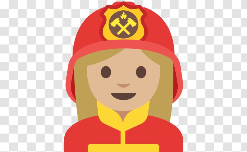 Smiley Emoji Firefighter Android 7.1 IPhone Transparent PNG