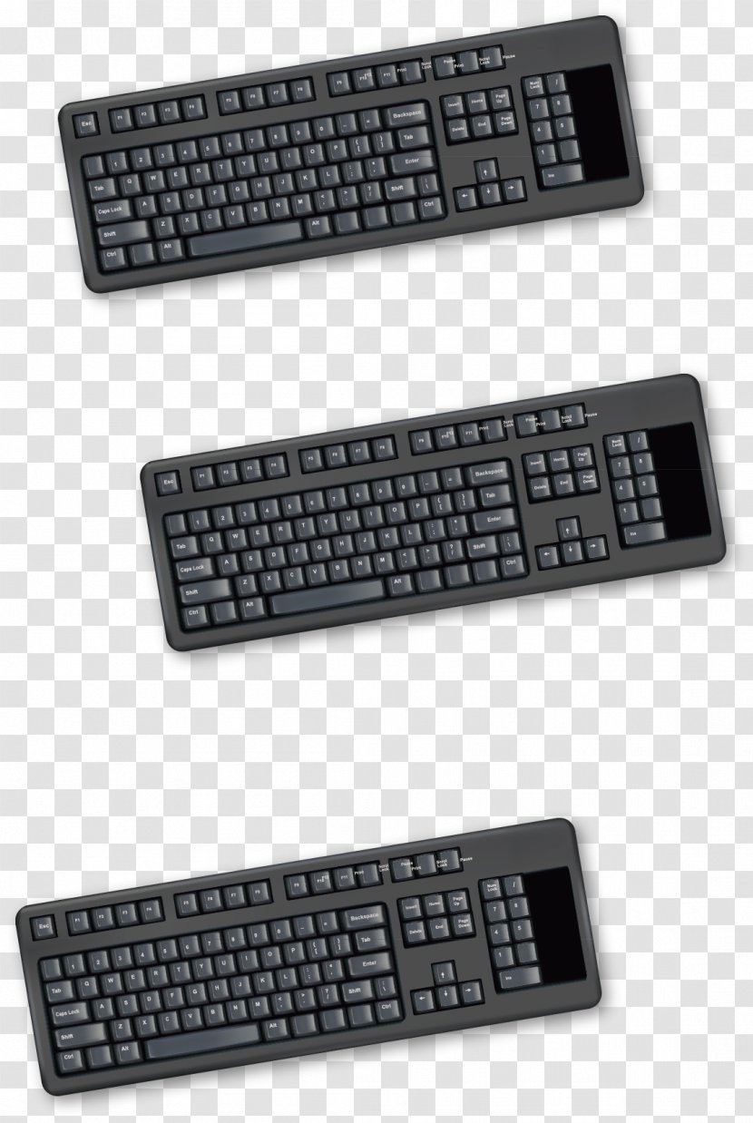 Computer Keyboard Mouse Space Bar - Vector Material Transparent PNG