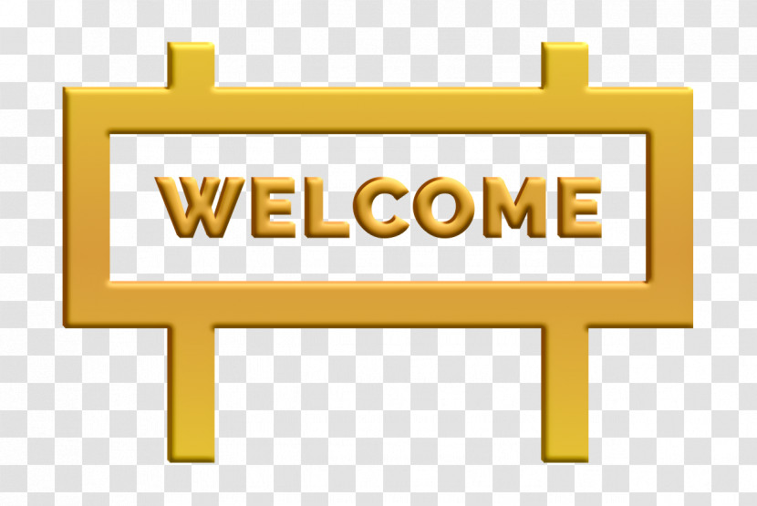 Welcome Icon Travel Collection Icon Traffic Sign Icon Transparent PNG