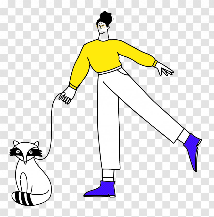 Walking The Racoon Transparent PNG