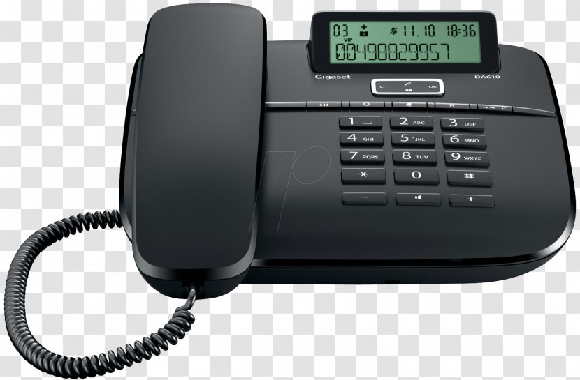 Telephone Call Home & Business Phones Gigaset Communications Handsfree - Telephony - Phone Transparent PNG