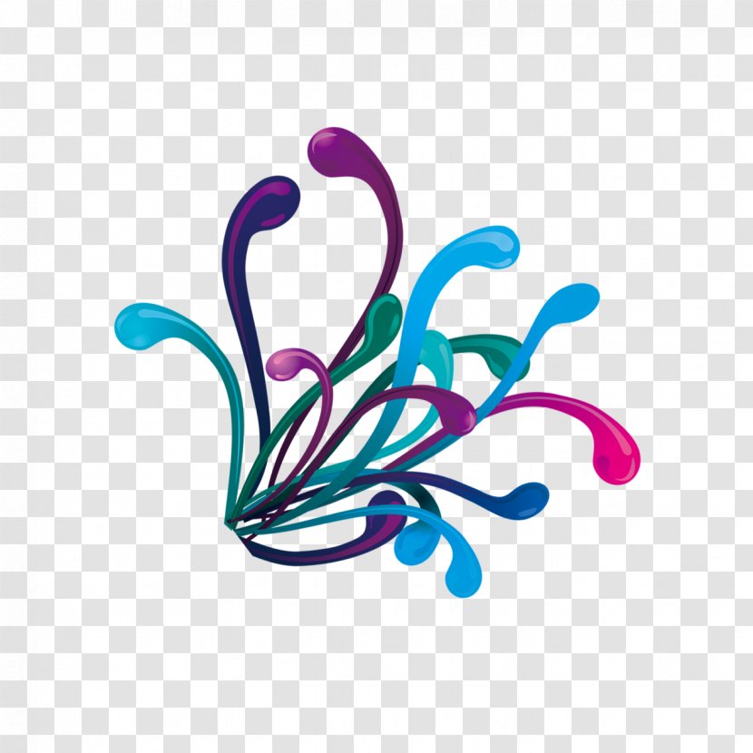 Color Abstract Flowers - Abstraction - Symbol Transparent PNG