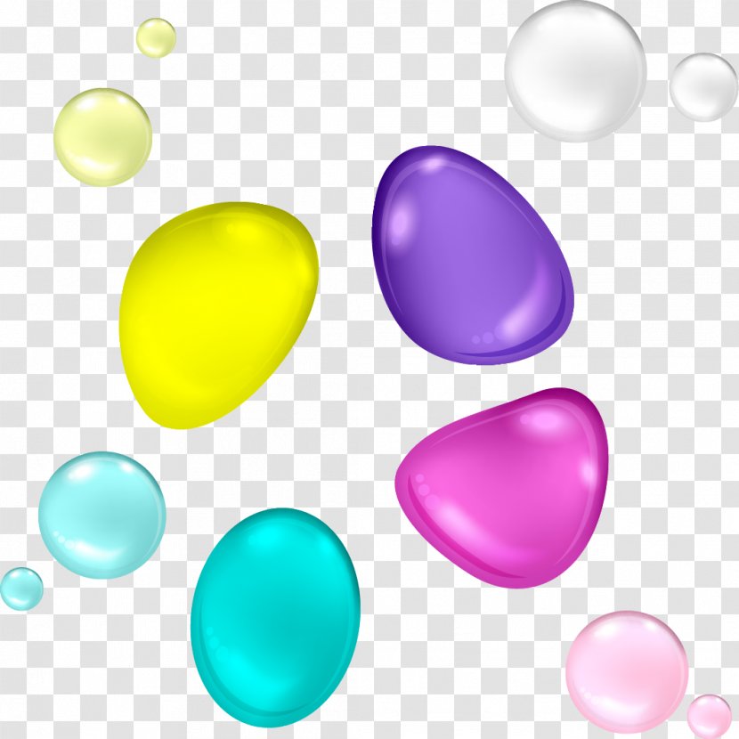 Drop Bubble - Colorful Water Droplets Vector Transparent PNG