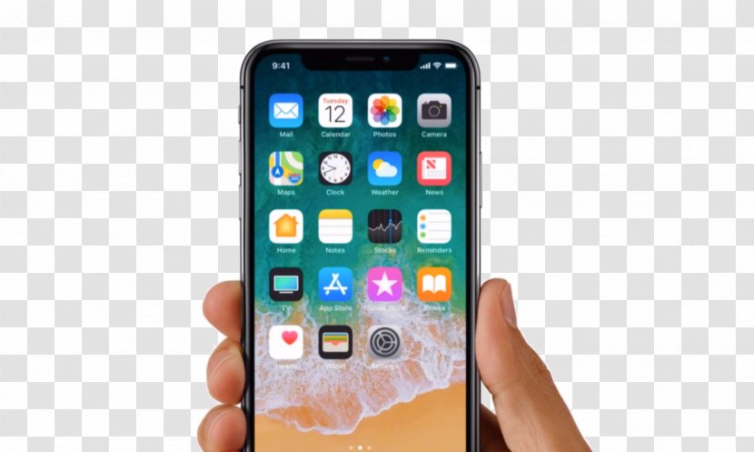 IPhone 8 Plus Face ID Telephone Smartphone - Mobile Phone - Iphone Transparent PNG