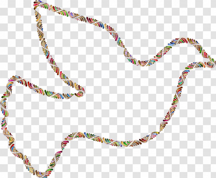 Columbidae Doves As Symbols Clip Art - Necklace - Symbol Transparent PNG