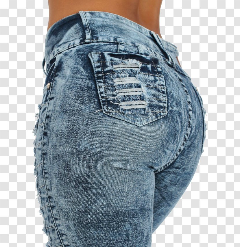 Jeans Denim Slim-fit Pants Waist - Trousers Transparent PNG