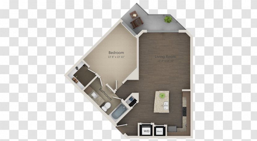 House Floor Plan - 2D Transparent PNG