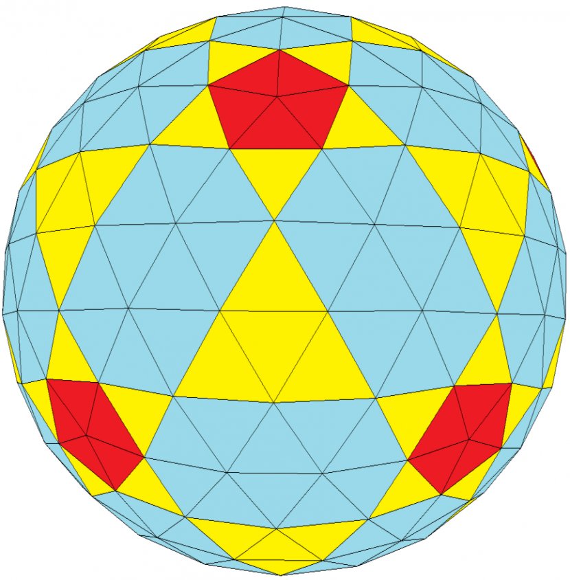 Geodesic Polyhedron Icosahedron Sphere - Face - Triangle Transparent PNG