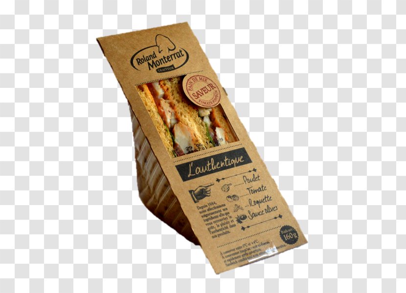 The Authentics Roland Monterrat Traiteur Sandwich - Roquette Transparent PNG