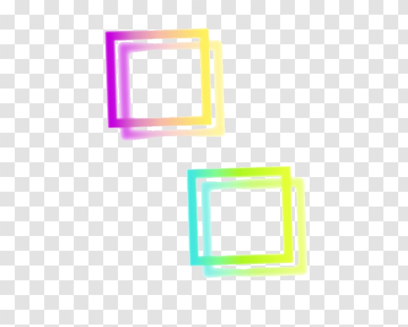 Rainbow Color Background - Rectangle Yellow Transparent PNG