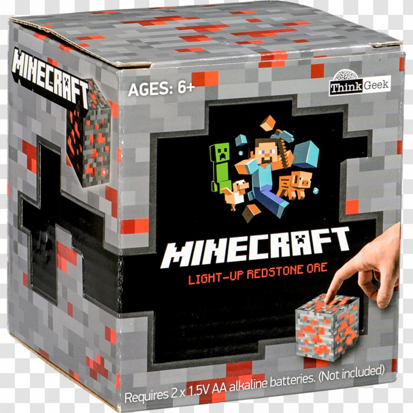 Minecraft ThinkGeek Inc. Light Redstone Ore Transparent PNG