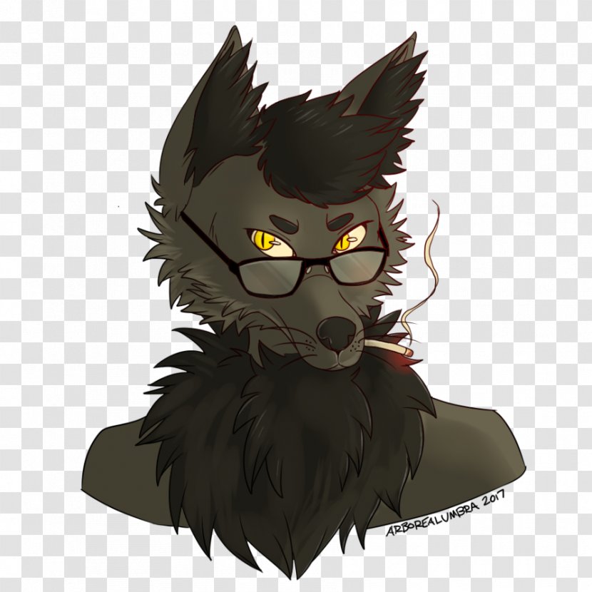 Whiskers Cat Werewolf Cartoon - Paw Transparent PNG