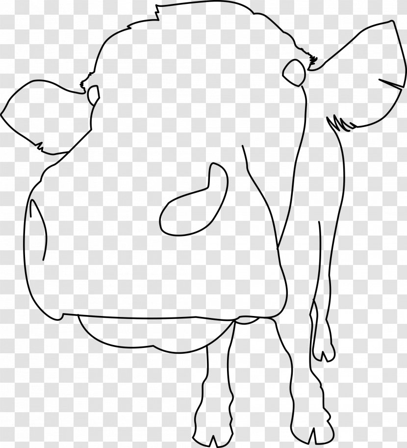Drawing Line Art - Heart - Clarabelle Cow Transparent PNG