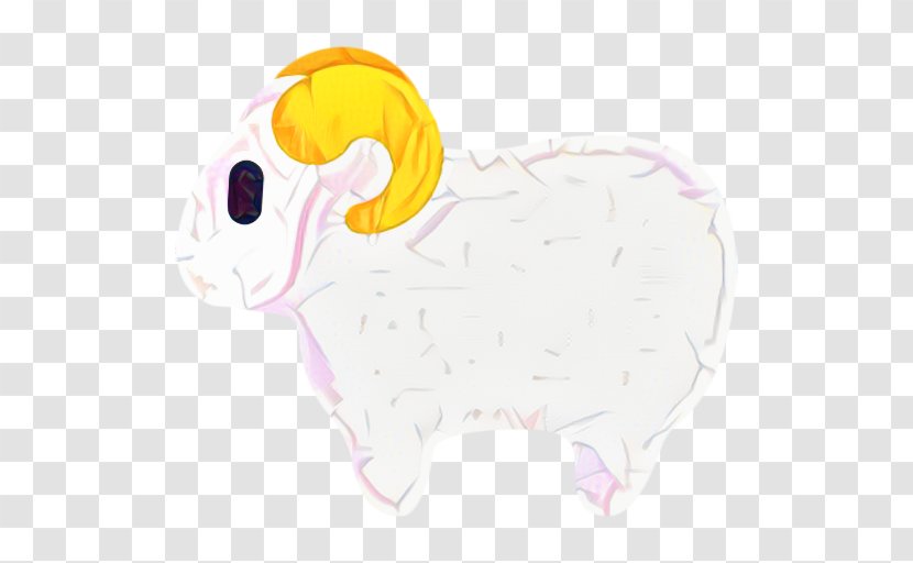 Cartoon Sheep - Pet - Drawing Sticker Transparent PNG