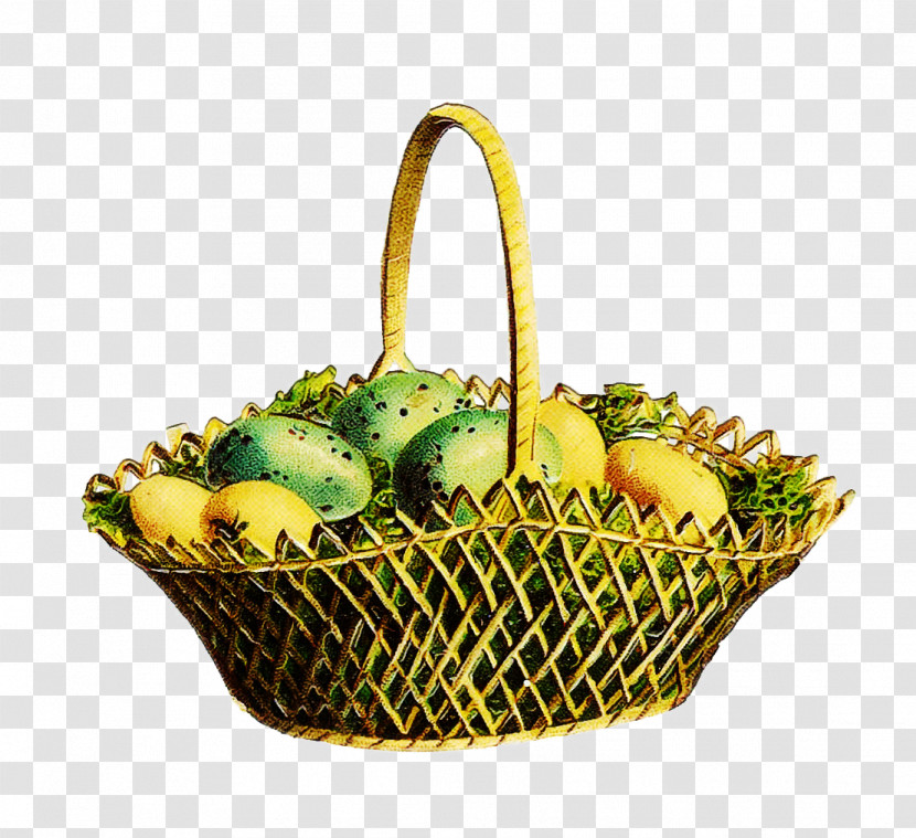 Storage Basket Basket Gift Basket Green Wicker Transparent PNG