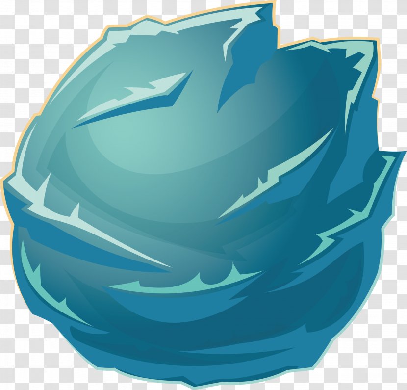 Planet - Turquoise - Jagged Transparent PNG