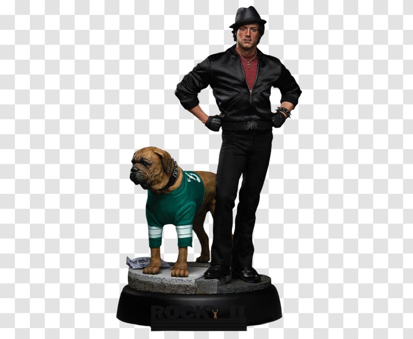 Rocky Balboa Steps Statue Rocky's Dog - Outerwear Transparent PNG