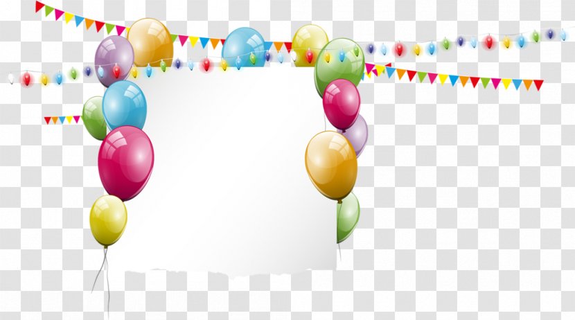 Birthday Party Background - Necklace - Creative Arts Transparent PNG