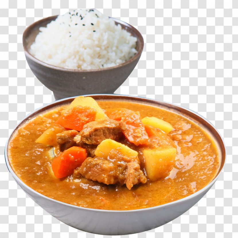 Yellow Curry Japanese Gulai Rice And Red - Thai Food - Chicken Transparent PNG