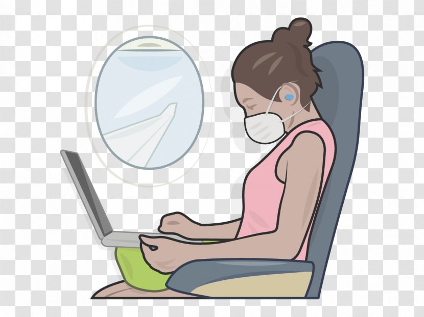 Airplane Airline Aircraft Cabin Flight Surface - Tree - Plane Creative Woman Transparent PNG