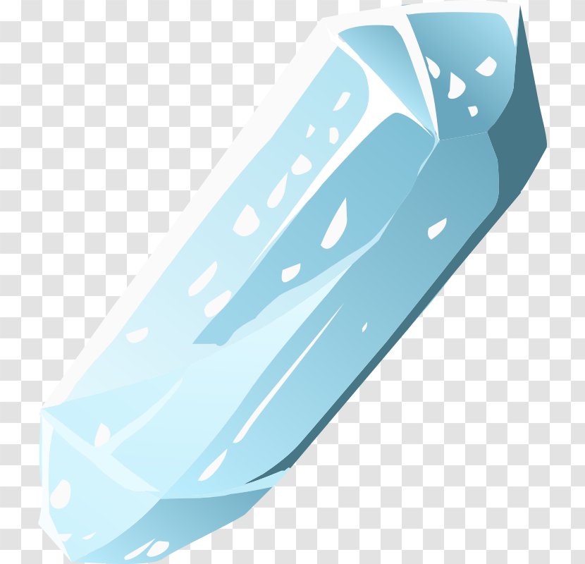 Clip Art - Aqua - Diamond Rock Transparent PNG