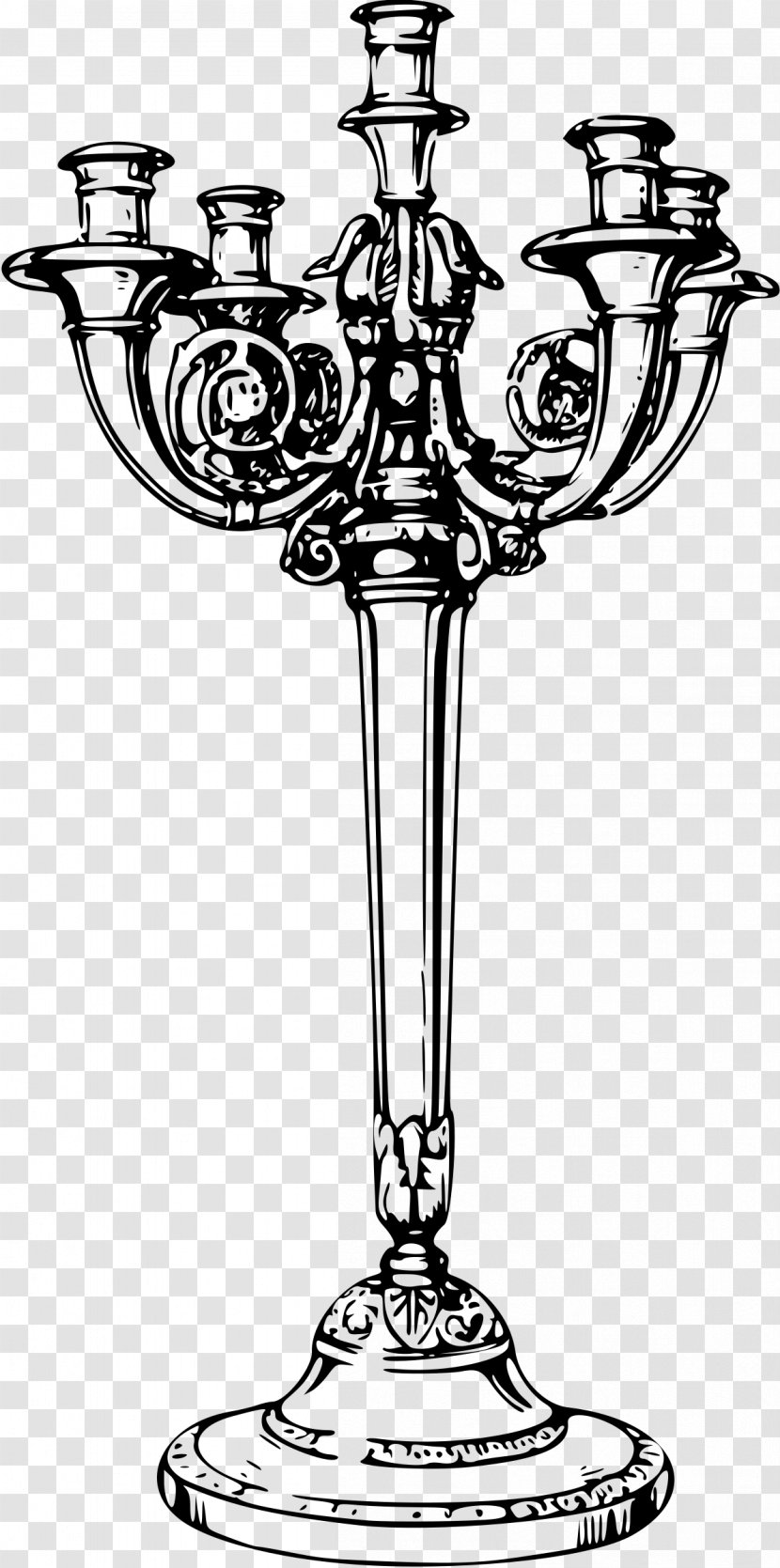 Candlestick Candelabra Clip Art - Candle Transparent PNG