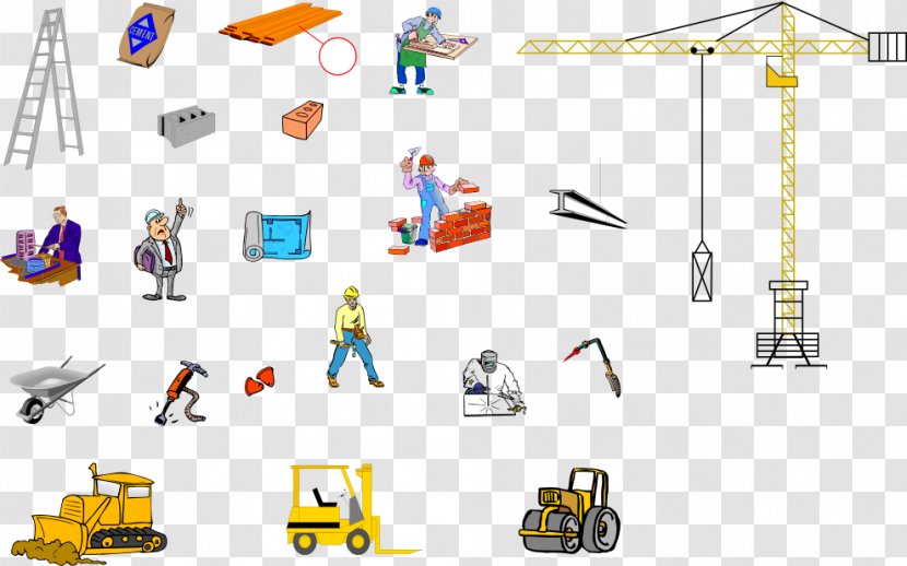 Vocabulary Architectural Engineering English Vietnamese Dictionary - Old - Construction Trucks Transparent PNG