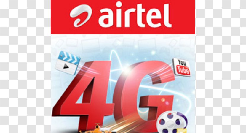Bharti Airtel Telecommunication 4G 3G Subscriber Identity Module - Broadband - DATA Transparent PNG