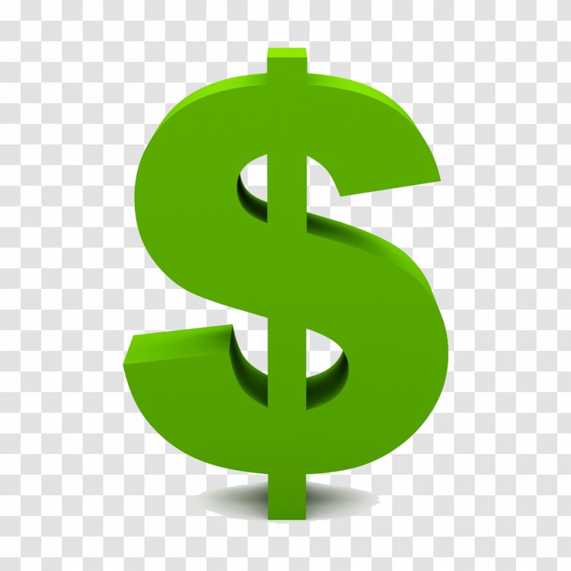 Dollar Sign United States Clip Art - Green - Symbol Picture Transparent PNG
