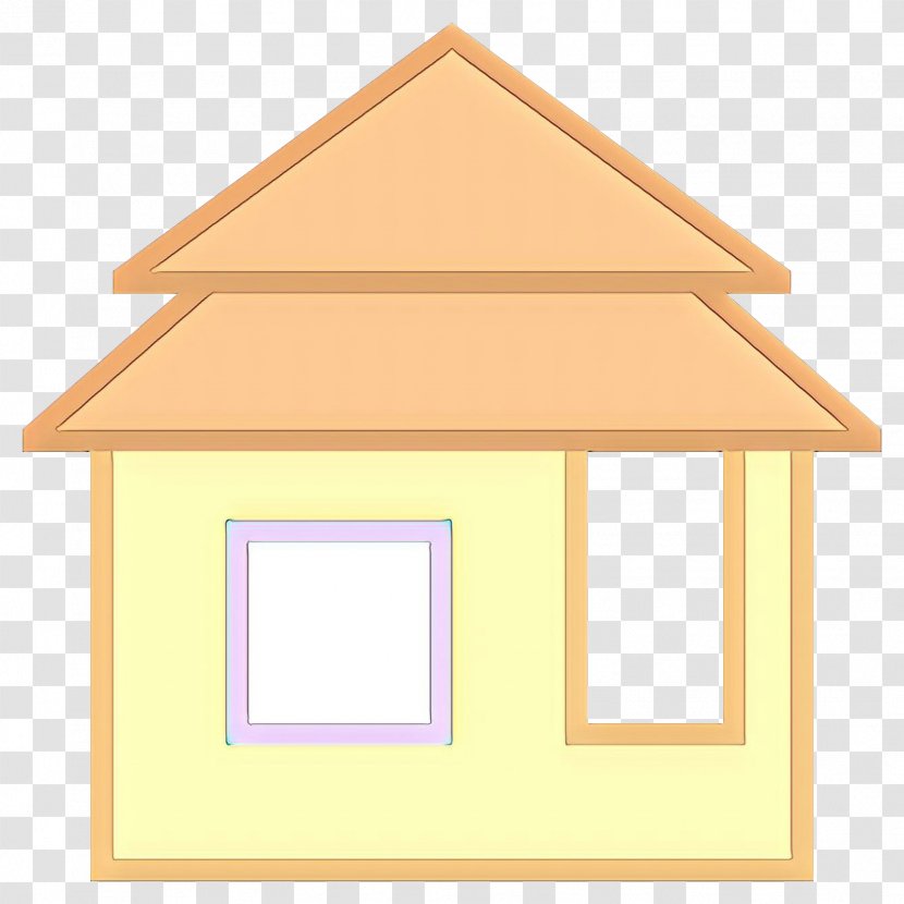 Property Roof House Home Triangle - Cartoon Transparent PNG