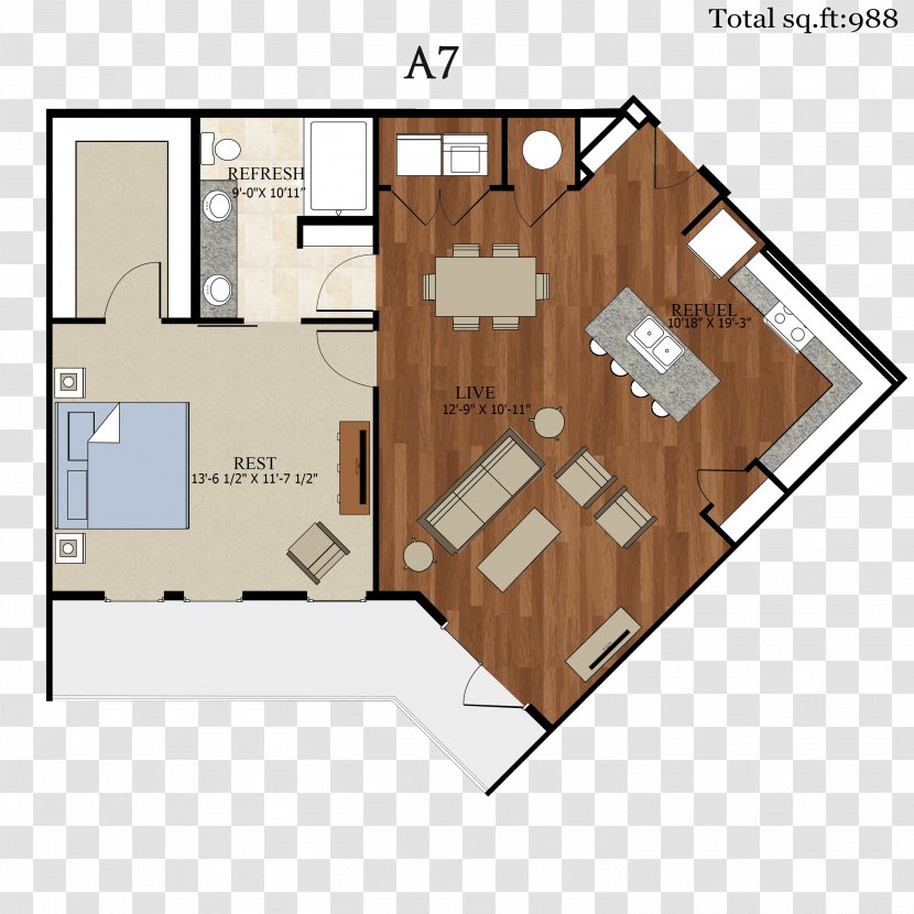 Alta Strand Floor Plan Home House Apartment - Area Transparent PNG