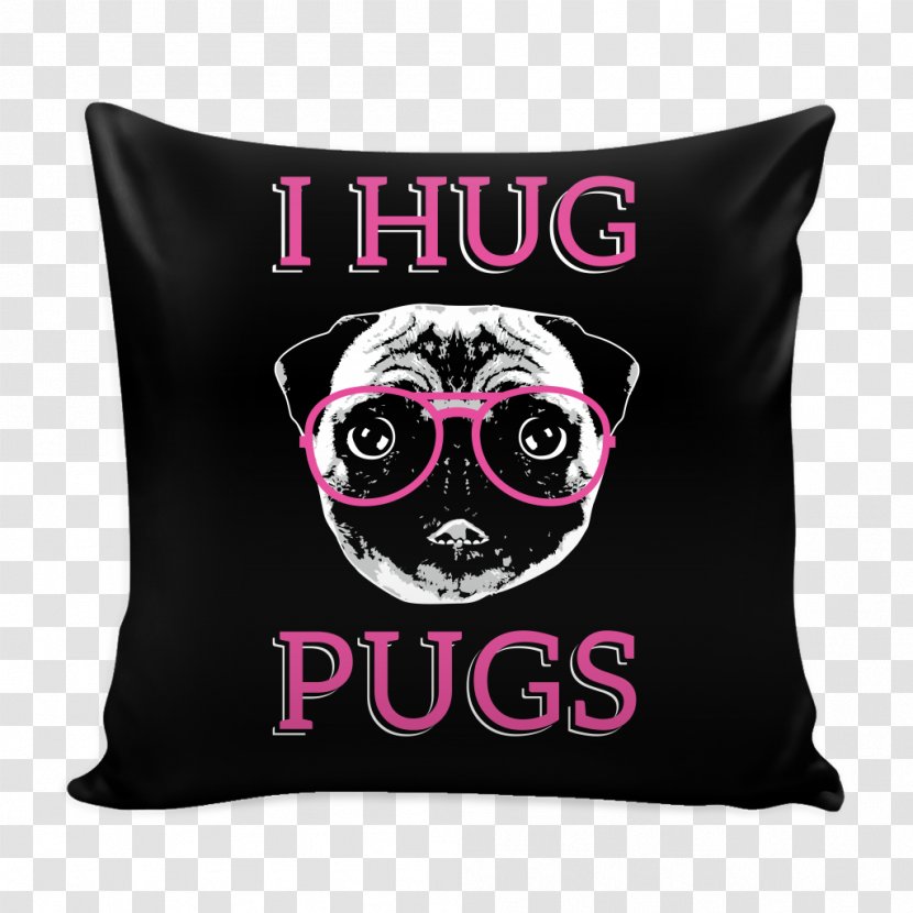 Cushion Throw Pillows Textile Pink M - Snout - Pug Pillow Transparent PNG