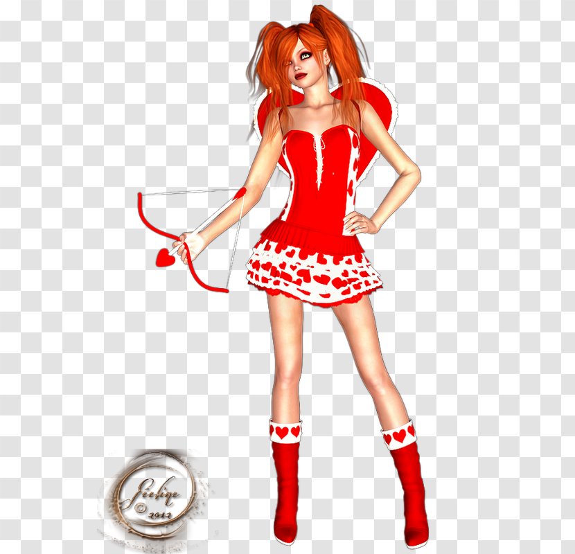 Costume Cheerleading Uniforms Character - Heart - CUPIDO Transparent PNG