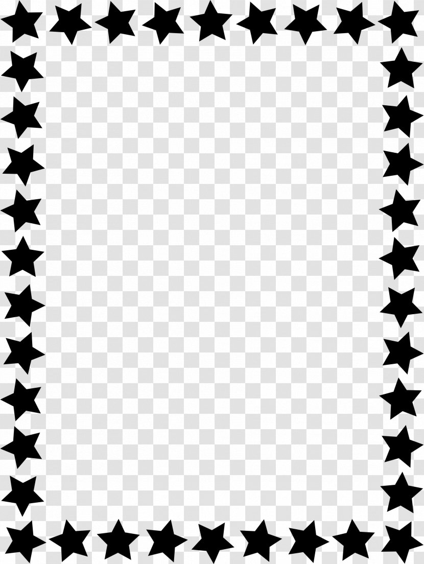 Borders And Frames Picture Star Clip Art - Blue Transparent PNG