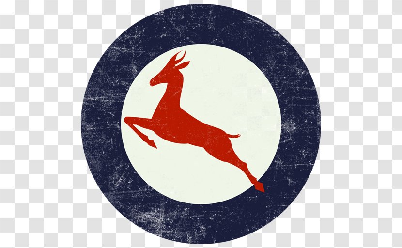 Supermarine Spitfire South African Air Force Roundel - Deer - No 24 Squadron Rsaf Transparent PNG