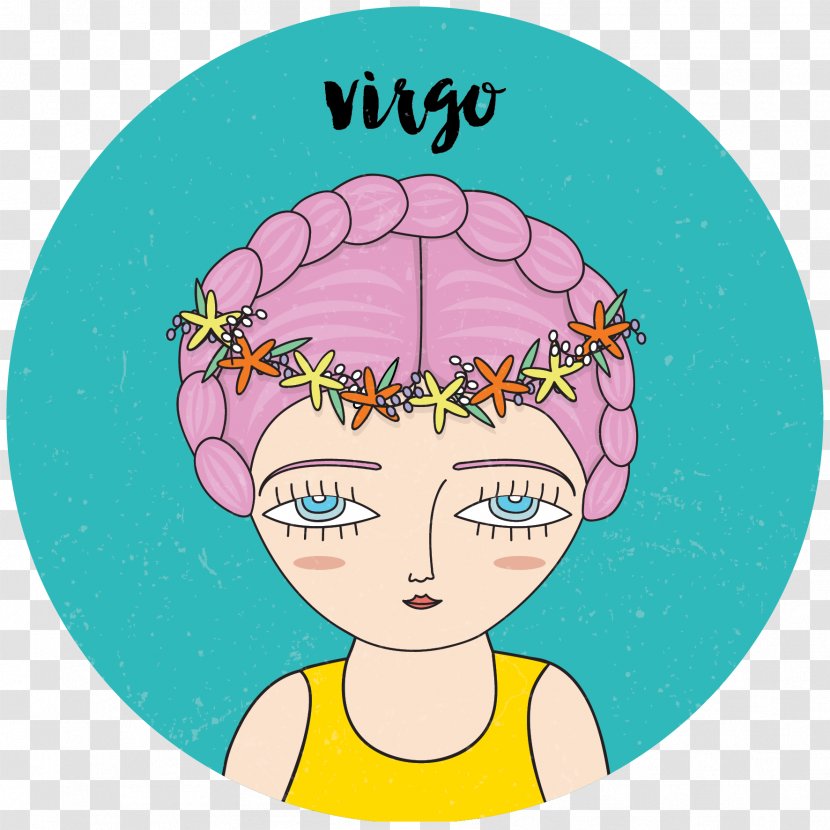 Astrological Sign Leo Virgo Illustration Zodiac - Cartoon - Astrologie Transparent PNG