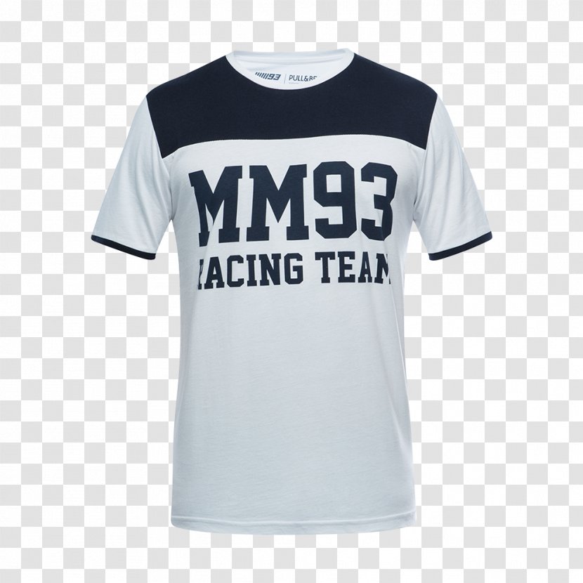 T-shirt Logo Sleeve Font - White - Racing Team Transparent PNG