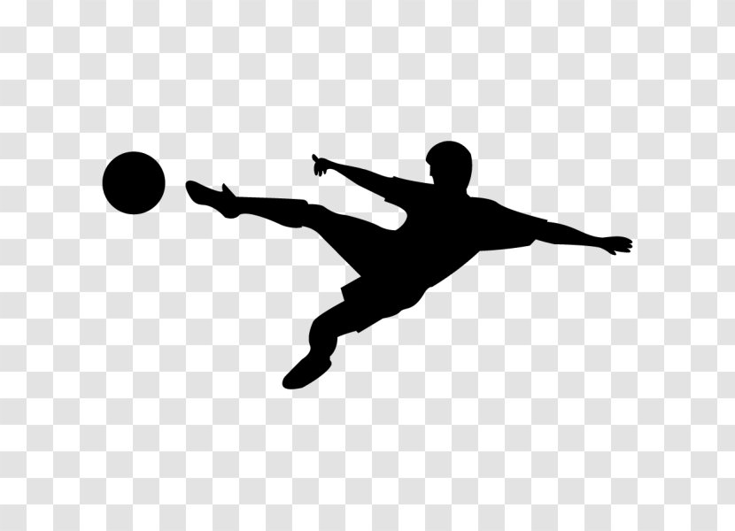 Football Player Sport Wall Decal Athlete - Futsal - Silhouette Soccer Transparent PNG