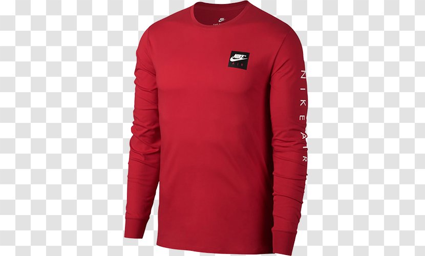 Long-sleeved T-shirt Nike Sportswear Long - Sleeved T Shirt - White KD Shoes Transparent PNG