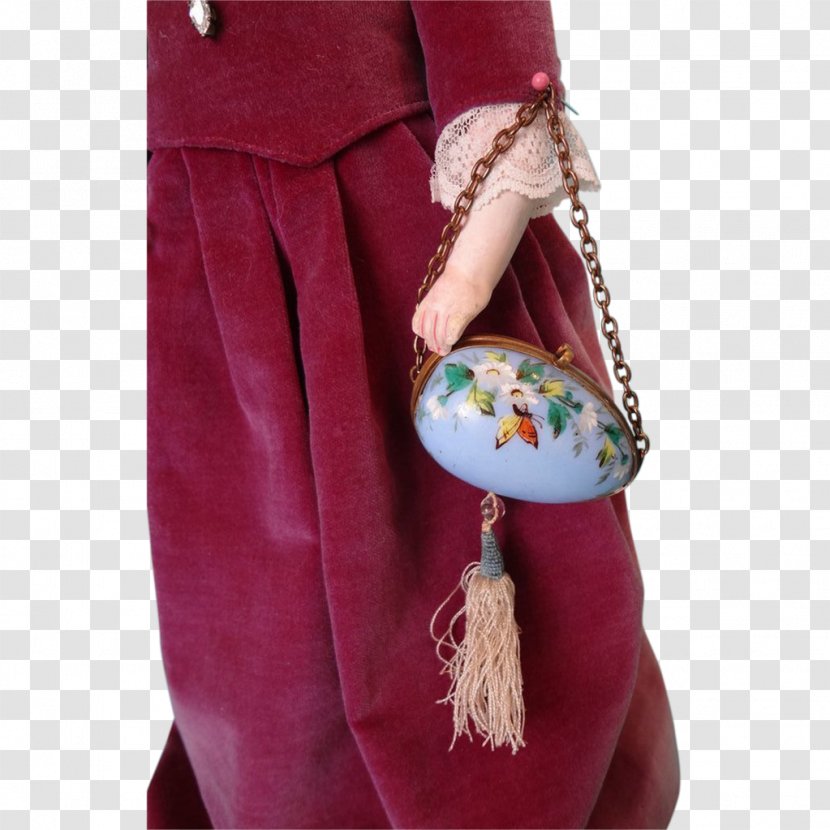 Handbag Magenta - Hand-painted Easter Transparent PNG