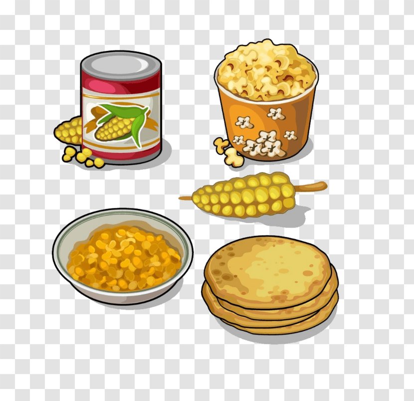 Clip Art Vector Graphics Pupusa Illustration Corn - Fine Dining Transparent PNG