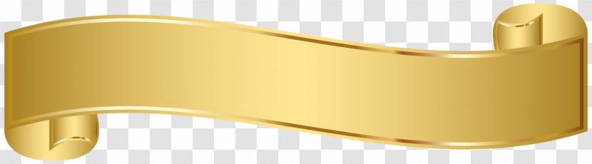 Banner Clip Art - Gold - Ribbon Transparent PNG