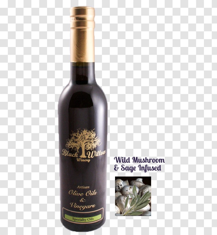 Liqueur Dessert Wine Glass Bottle - Wild Mushrooms Transparent PNG