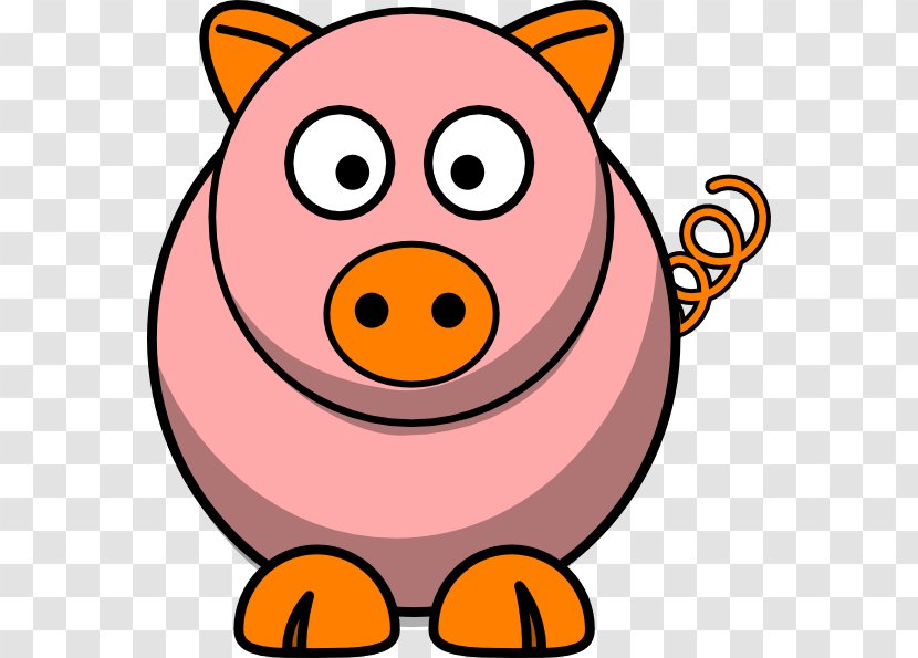 Domestic Pig Clip Art - Smile Transparent PNG